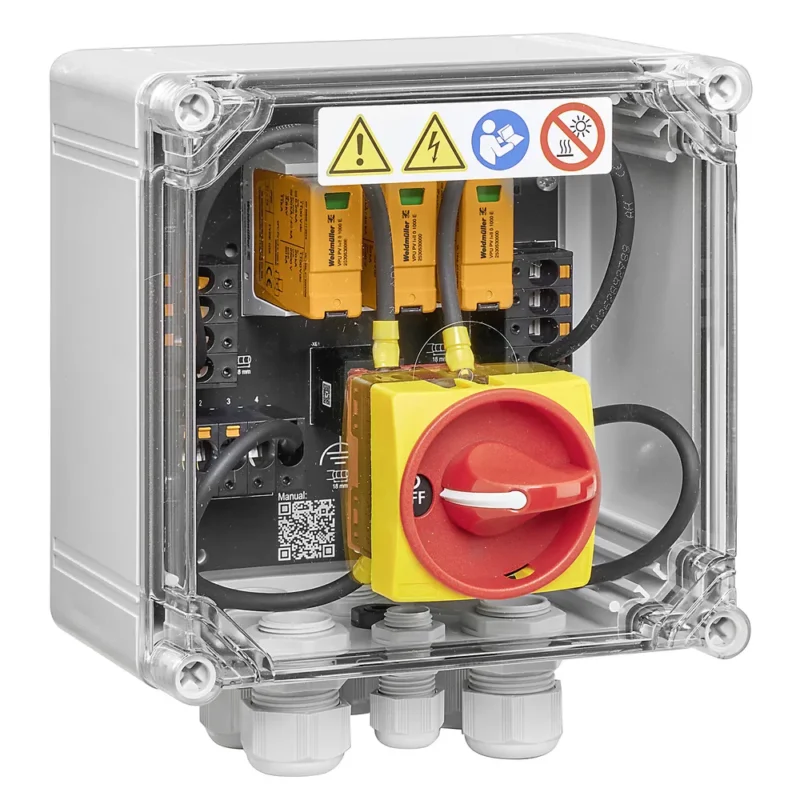 PV COMBINER BOX M OVERSPÆNDINGSRELÆ