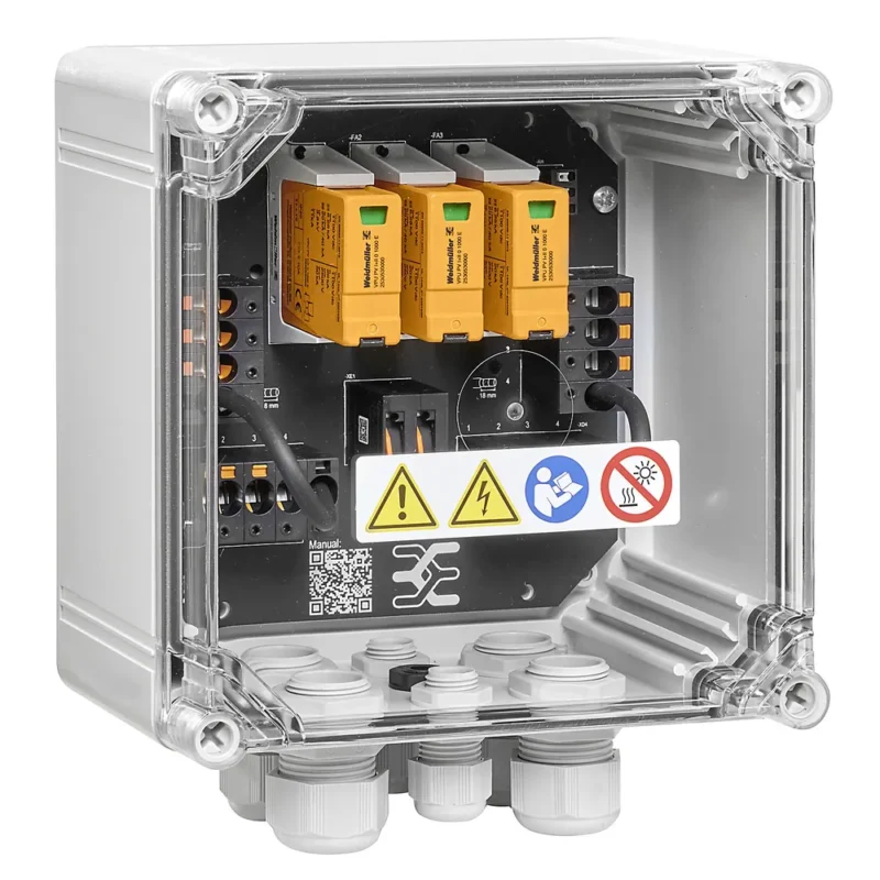PV COMBINER BOX M OVERSPÆNDINGSRELÆ