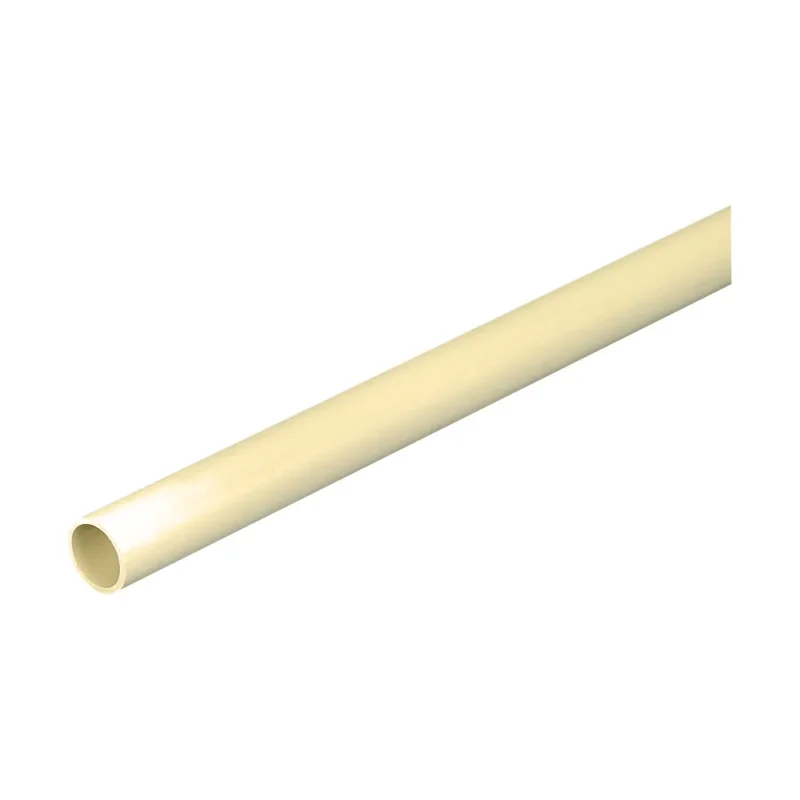 PLASTRØR 16 MM (5/8") GUL/HVID 4 METER