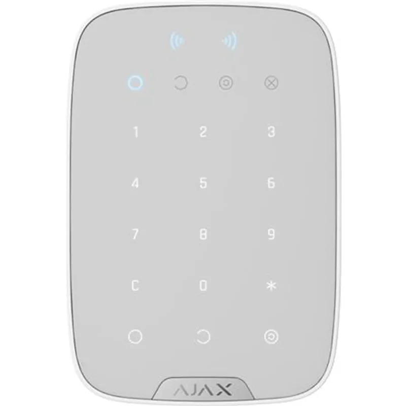 BETJENINGSPANEL, KEYPAD S PLUS, HVID