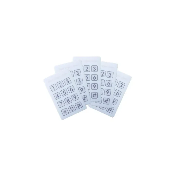 LABEL FOR MYKEY B, 1 MODUL. SÆT A 5 STK