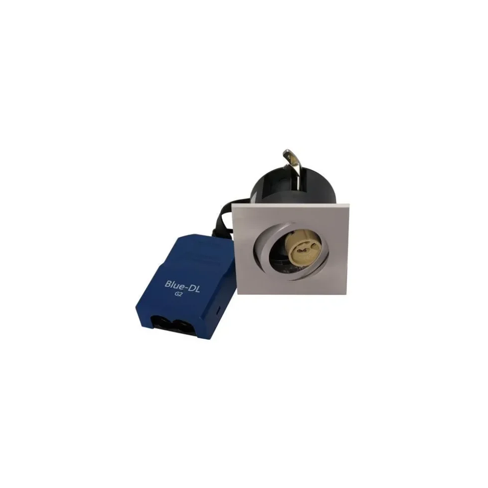 BLUE-DL 66 G2 FIRKANTET OUT GU10 ALU